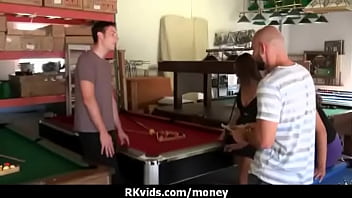 Desperate teen naked in public and fucks to pay rent 21