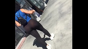 Clip Big booty Latina in see-thru leggings part 1