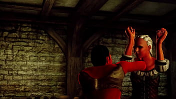 Foot Woman vs. Bounty Hunter   Oblivion Machinima...