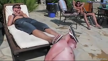 Chinelo gostoso e muito excitante