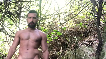 Video Naked in the woods