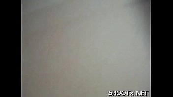 Sex starved teenie drilled through...
