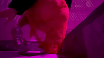 Italian horny Milf Artemisia Love showing her juicy ass and high heels outdoor while smoking