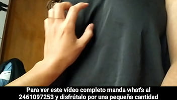 Lubricando el culo segunda vez en mi casa