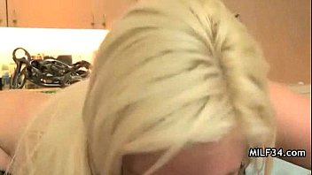 Horny big-tit MILF fucked hard