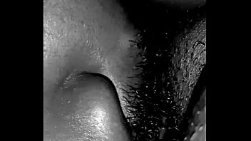Licking  pussy while her man at work