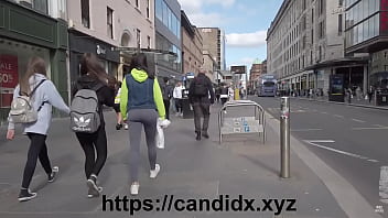 hot teen ass, glasgow, spycam, candid