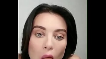 Lana Rhodes dildo blowjob