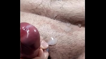 Solo Hand Job WIth Big Cum