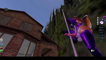 Thicc Fox Dancing Poledance Second Life...