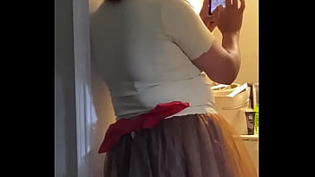 My wife dressed up for halloween