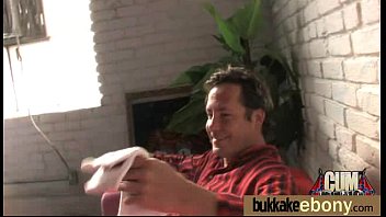 Hot ebony chick love gangbang interracial 25