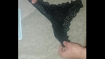 Catxxl - Masturbating with a stranger's scented panties / Masturbating with her worn out underwear