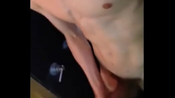Danish 19 Yo Twink Boy With Hairy Cock & Plays Dick Until Cumshot In The Bath