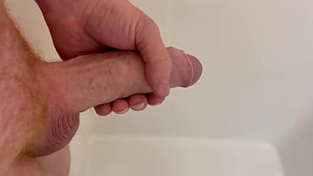 Getting The Cock Wet In The Shower And Cumming Hard...