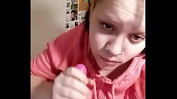 18 Year Old Sucks Pink Dildo Pov Jade Rose...
