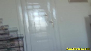 First time anal for amateur girlfriend