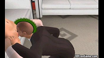 This sexy 3D brunette babe is fucked and she gets eaten out