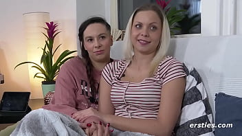 lesbian pussy licking, feet, natural tits, lesbian