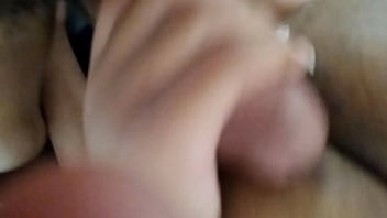 She likes to grip and rub the thickness before putting it in her wet pussy...