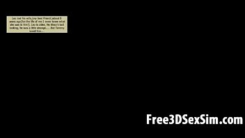 Horny 3D cartoon honey finds herself a rock hard cock