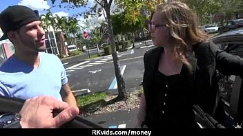 Hottie gets naked and has sex in public for cash 26