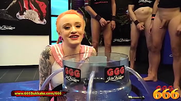Azura Blonde Tattooed Teen Has...