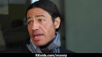 Sexy wild chick gets paid to fuck 20