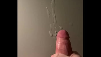 Cock Shoots Cum All Over Desk...