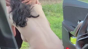 18 YEARS OLD STEPSISTER ASK FOR HARD FUCK IN THE CAR SHE FUCK LIKE A BITCH