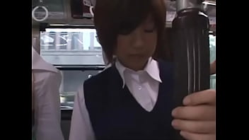 japanese lesbian s groping on bus 