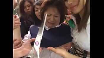 japanese lesbian s groping on bus 