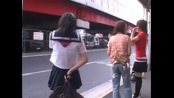 japanese lesbian s groping on bus 