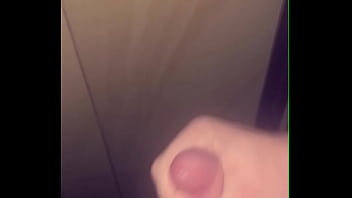 Young boy cummin in the shower