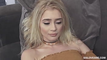 Step brother and sister caught masturbating 