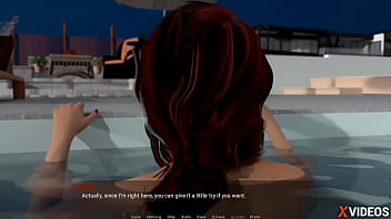 Nackte Einsamkeit im dunklen Studierzimmer