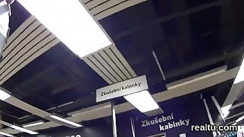 Clip Exquisite czech chick gets teased in the mall and screwed in pov