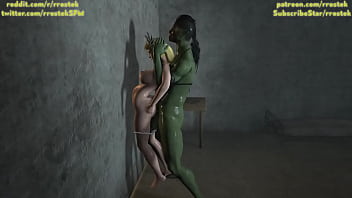 cartoon, futanari, monster porn, 3d