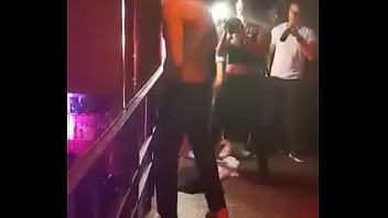 Stripper On Balcony...