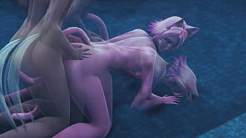 Furry Yaoi - Pink cat fucked so hard - Sissy crossdress Japanese Asian Manga Anime Film  Game Porn Gay