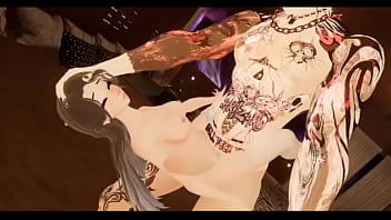Scar and Des Fucking On the Rainy Rooftop in VRChat