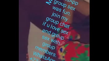 My Whatsapp Group Members Fucked Each Other Whatsapp To Join 2348167305336...