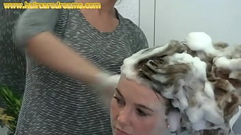 Shampooing Hair Porn Video