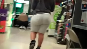 Awesome Donk In Gray Shorts...