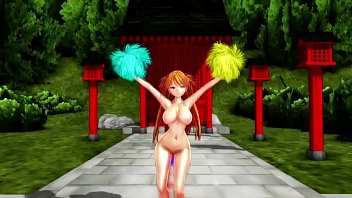 MMD ASUKA Dance flagra