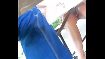 Upskirt under table