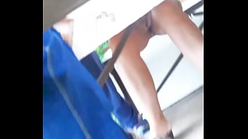 Upskirt under table