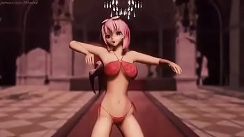 MMD Bikini Red girl