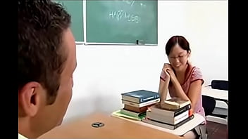 tiny asian student gets cock