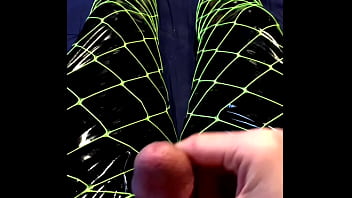Latex Femboy Huge Cum in Fish